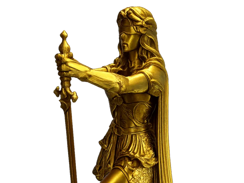 Themis 18cm – Estátua da Justiça (Alta Qualidade)