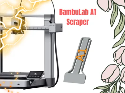 Bed Scraper Bambu Lab A1