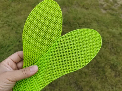 4mm thick 3D interlaced ultra-breathable TPU insoles, full size range 26-45 for adults, students, and children