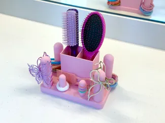 Comb, Hair Tie and Hair Clip Holder