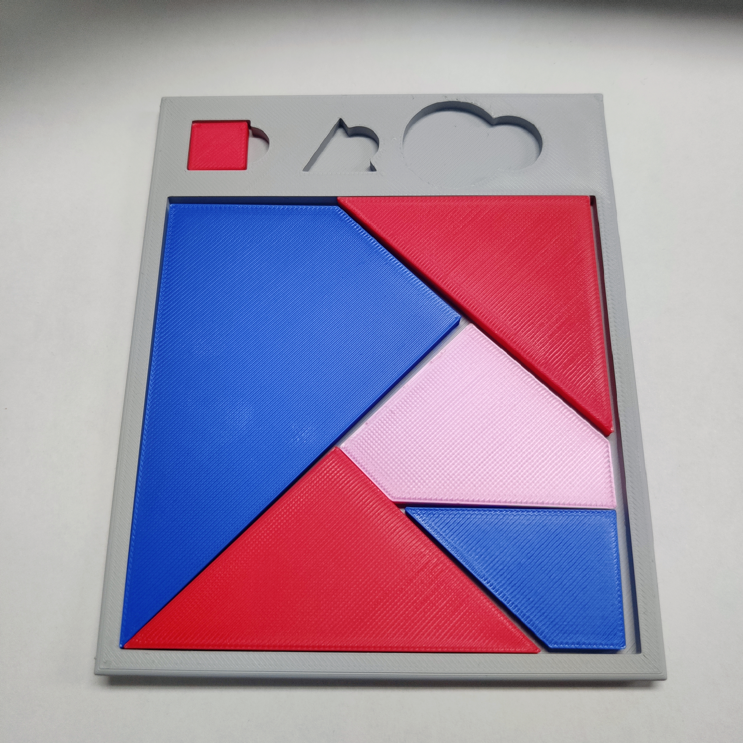 Miniatura 2 do modelo 3D 【巧放方形】 益智玩具 puzzle谜题 趣味拼图 巧放系列拼图