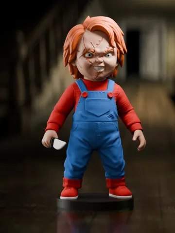 Figura decorativa: Child's Play Chucky Doll Halloween Horror Toy — vista de referencia 2