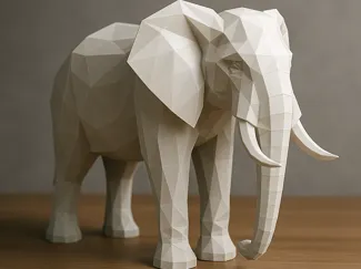 GEOMETRIC ELEPHANT | POLYGON