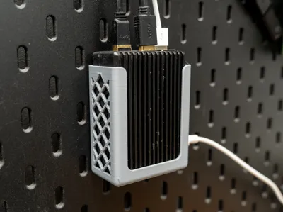 Skadis Holder for Raspberry Pi 4 with Case 