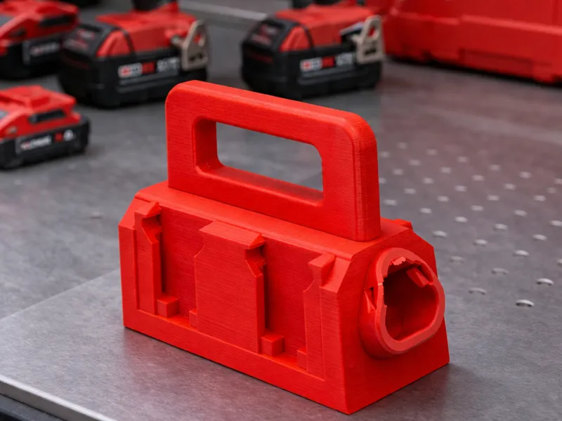 Milwaukee M18 and M12 6-Slot Battery Caddy
