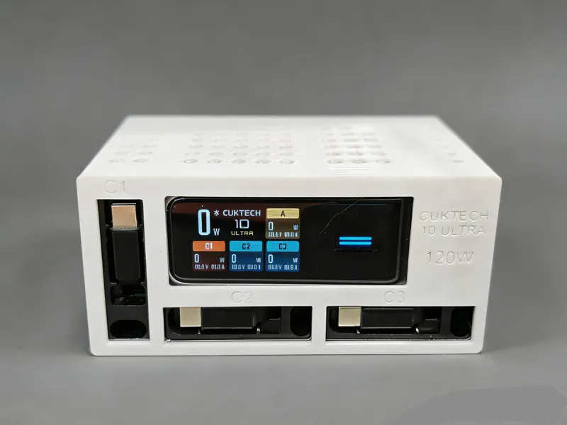 酷态科10 号充电器 Ultra改桌面充电站 120W