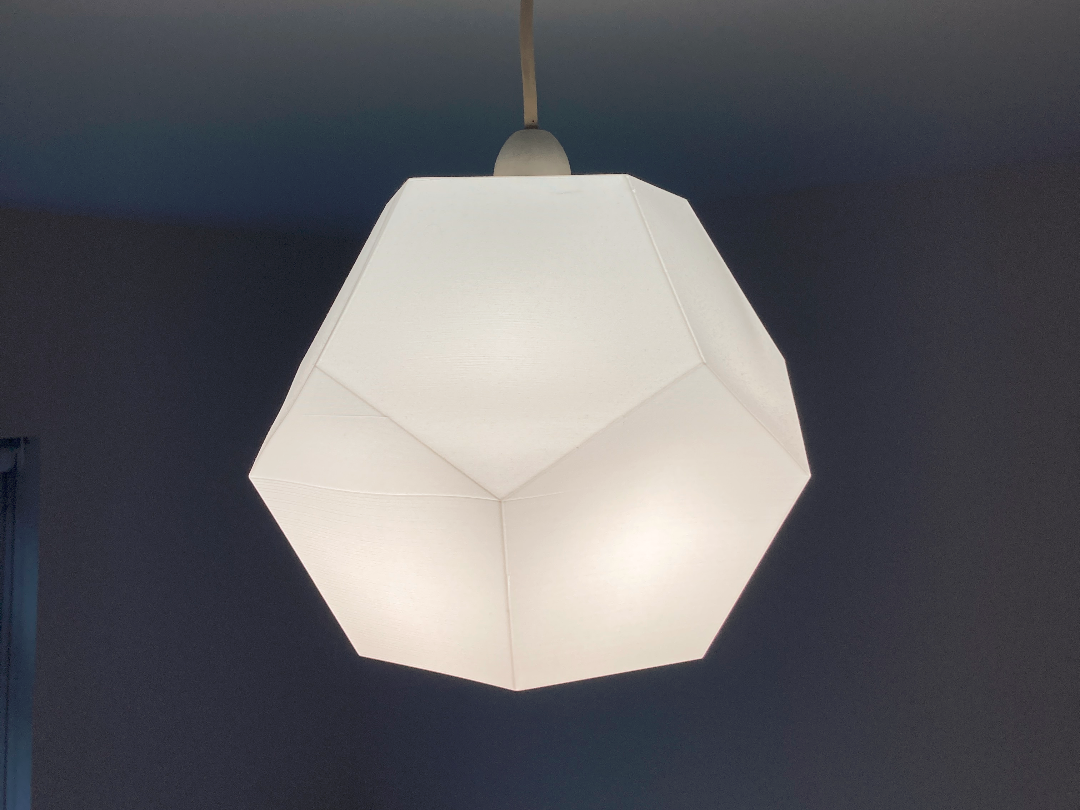 Geometric Ceiling Pendant Lampshade Dodecahedron 