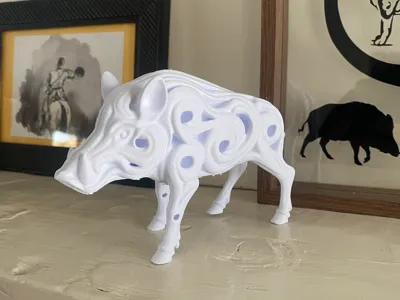 Ornamental Boar Sculpture