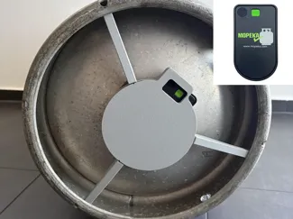 Halterung für Mopeka Sensor für 11kg Gasflasche