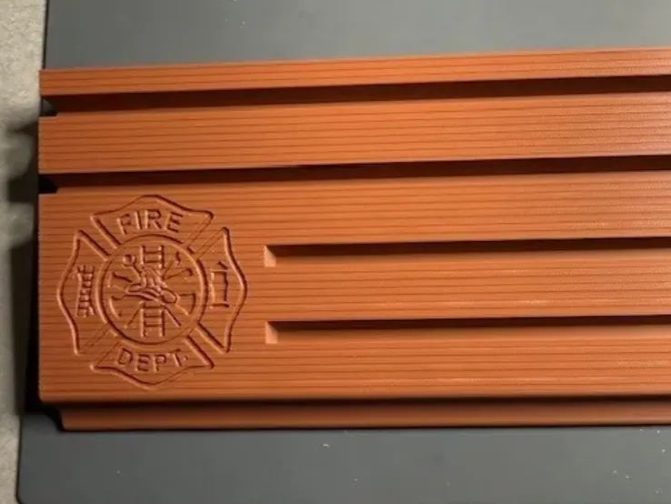 Firefighter/Maltese Cross Challenge Coin Holder