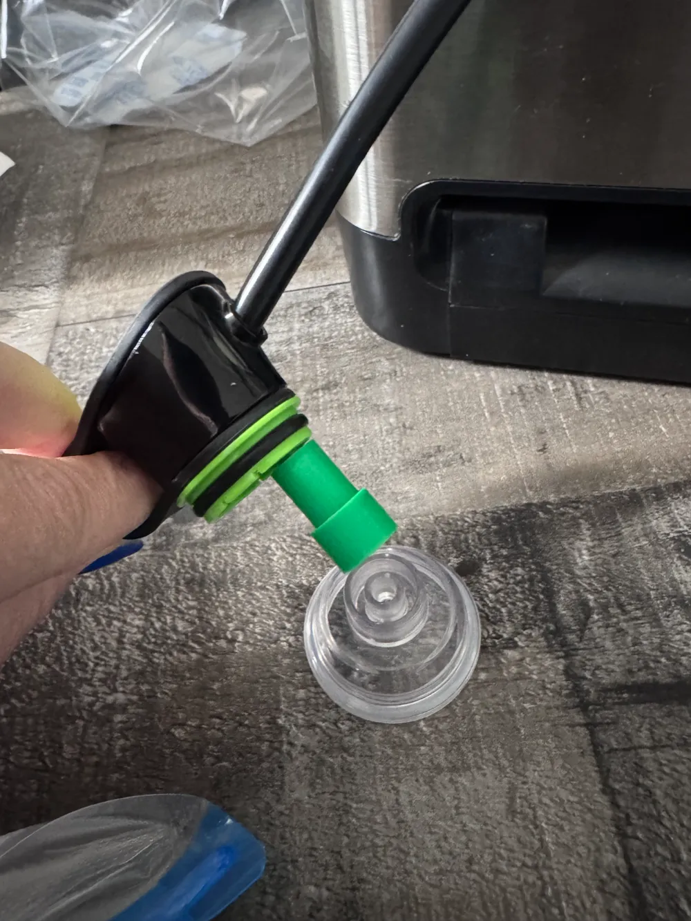 Food Saver Adapter for Filament Bags by Gina-May-Bro - MakerWorld