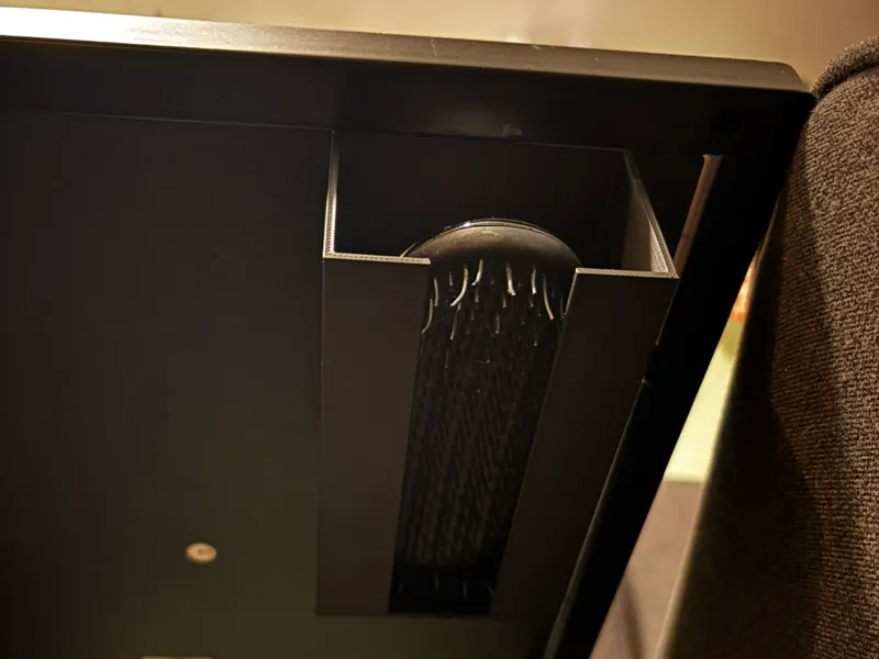 Under table storage shelf