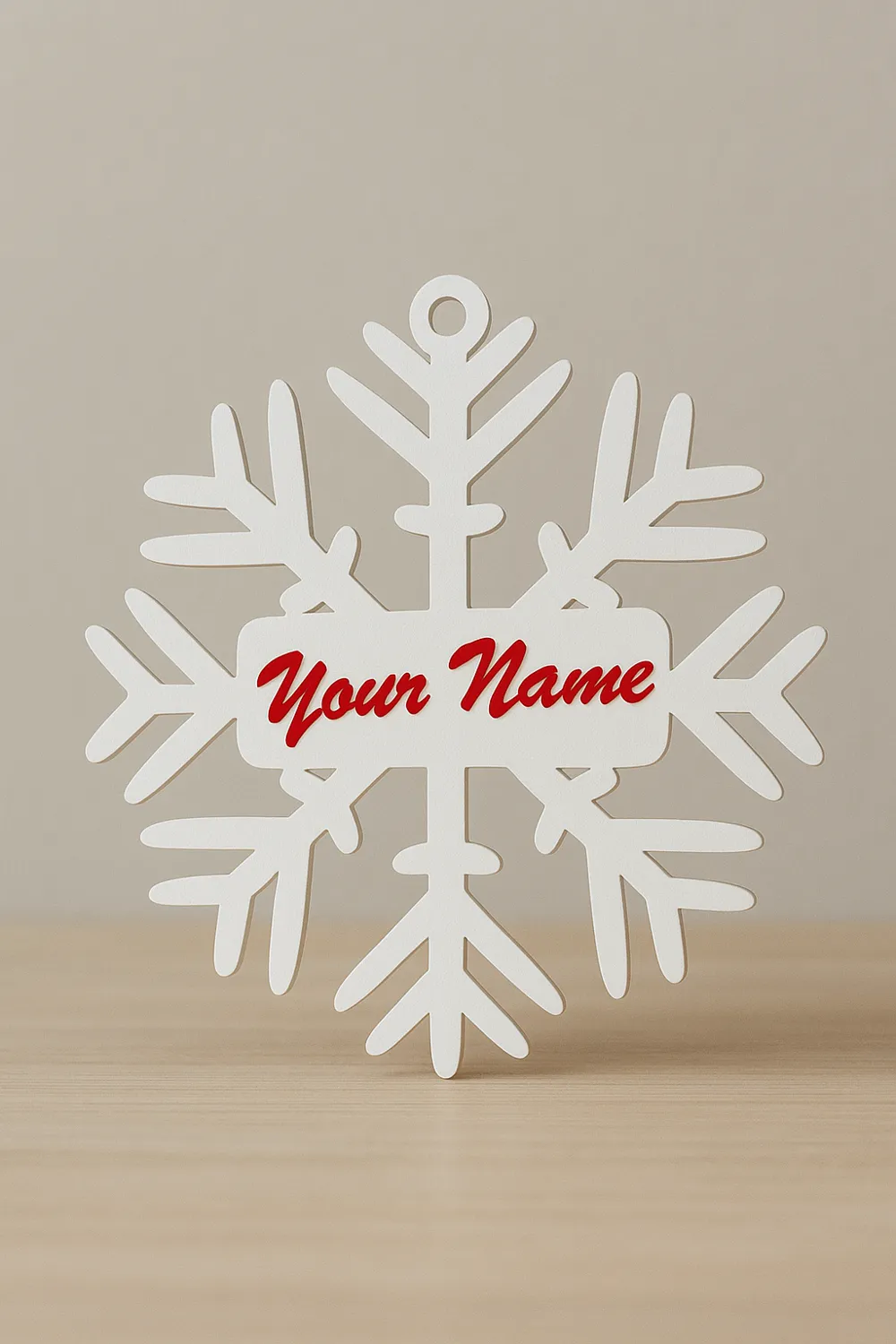 Customizable Christmas Snowflake by JrzPrints MakerWorld: Download Free ...