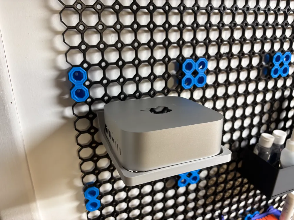 Strong Mac Mini M4 Pegboard or Multi Board Shelf by DrkPxl MakerWorld ...