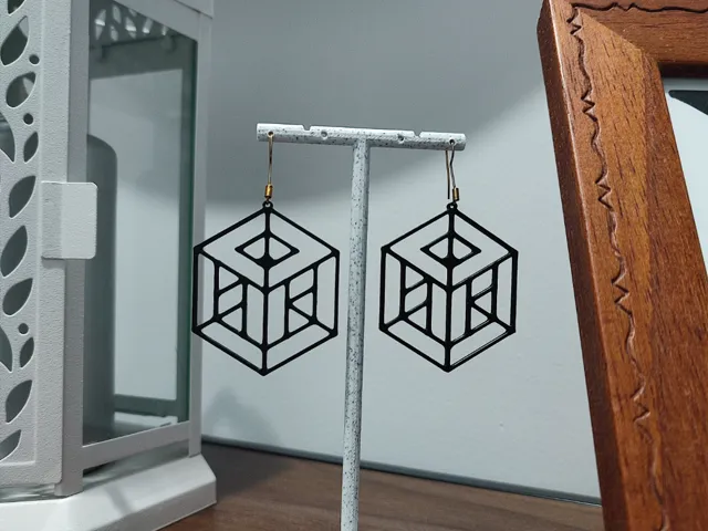 Aretes Cubo de Metatrón