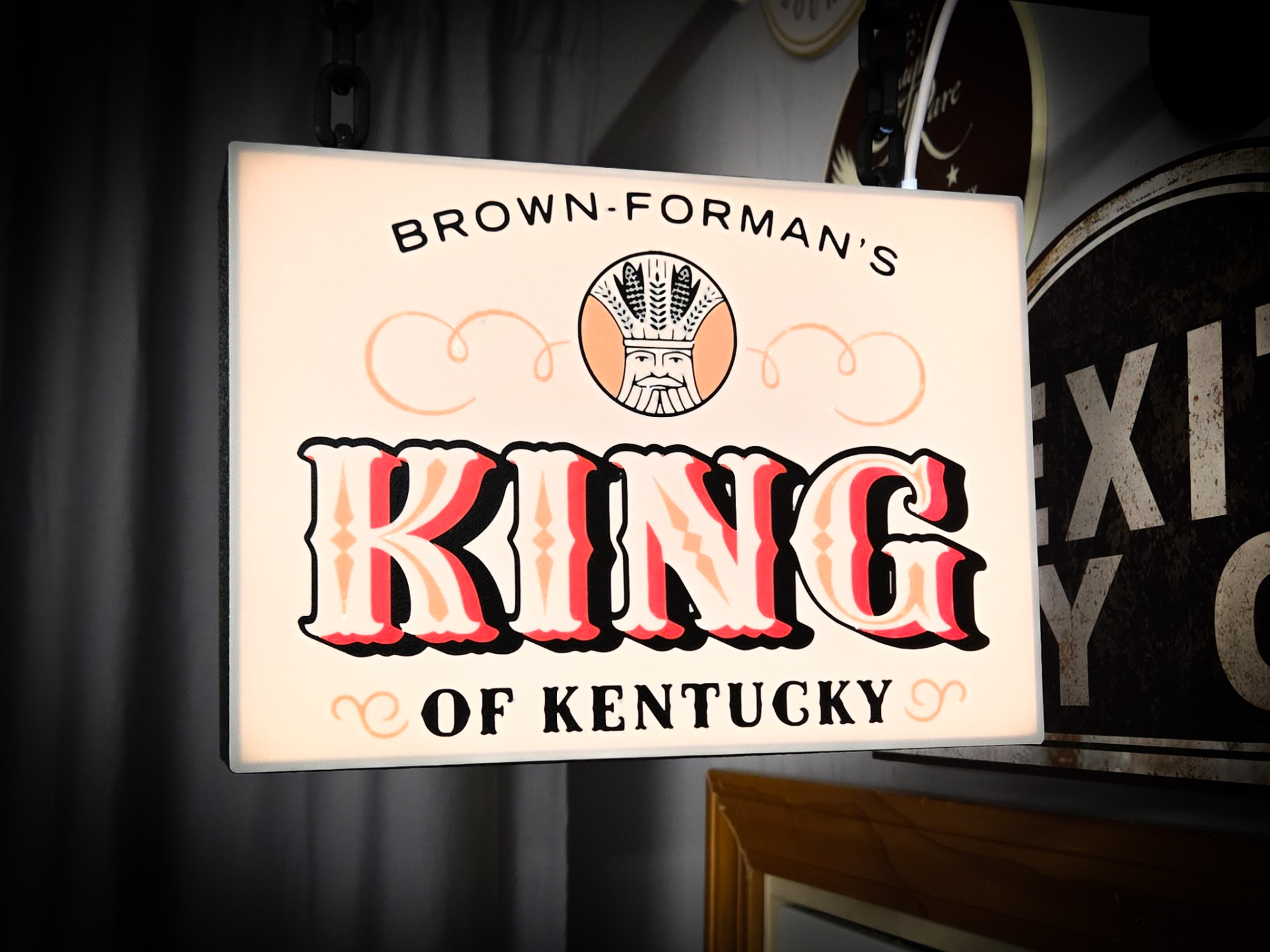 BF KING OF KENTUCKY ~ 2-Sided Rectangle Lightbox