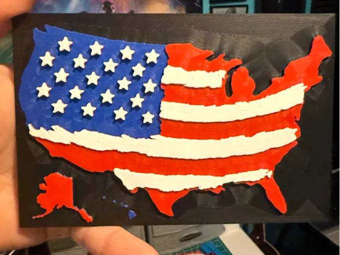 United States Of America - Flag Hueforge