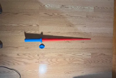 Collapsable Sword With Cap