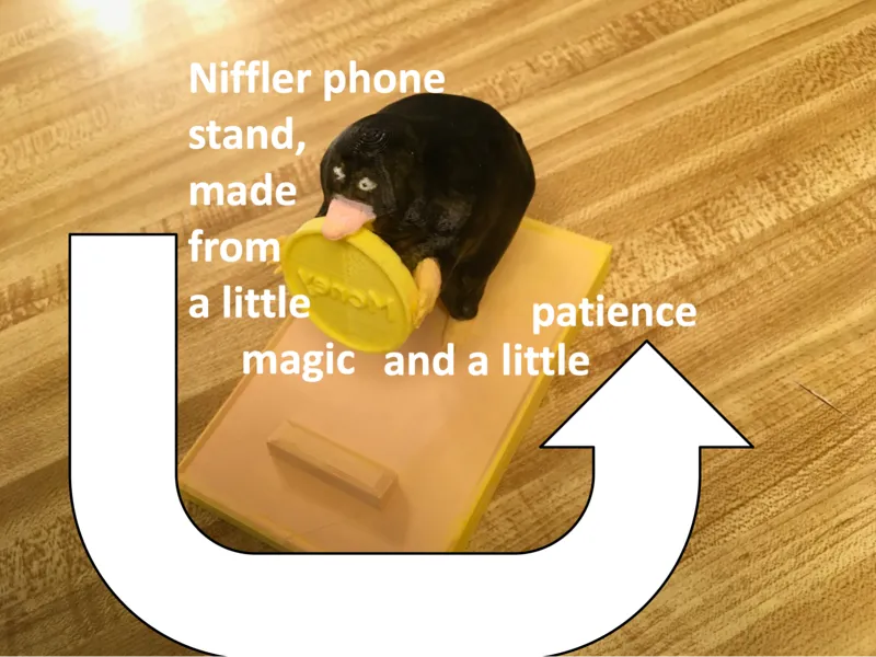Niffler phone stand