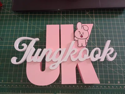 BTS Jungkook - 3D Dimensional Letter Sign