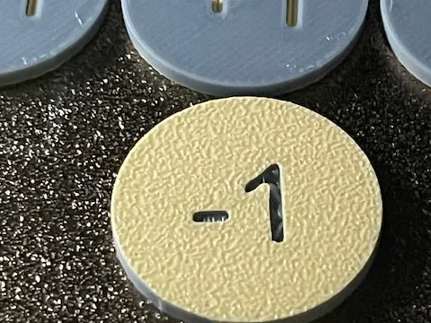 Villainous dual color strength token