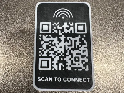 WiFi / WLAN QR Sign Generator V2