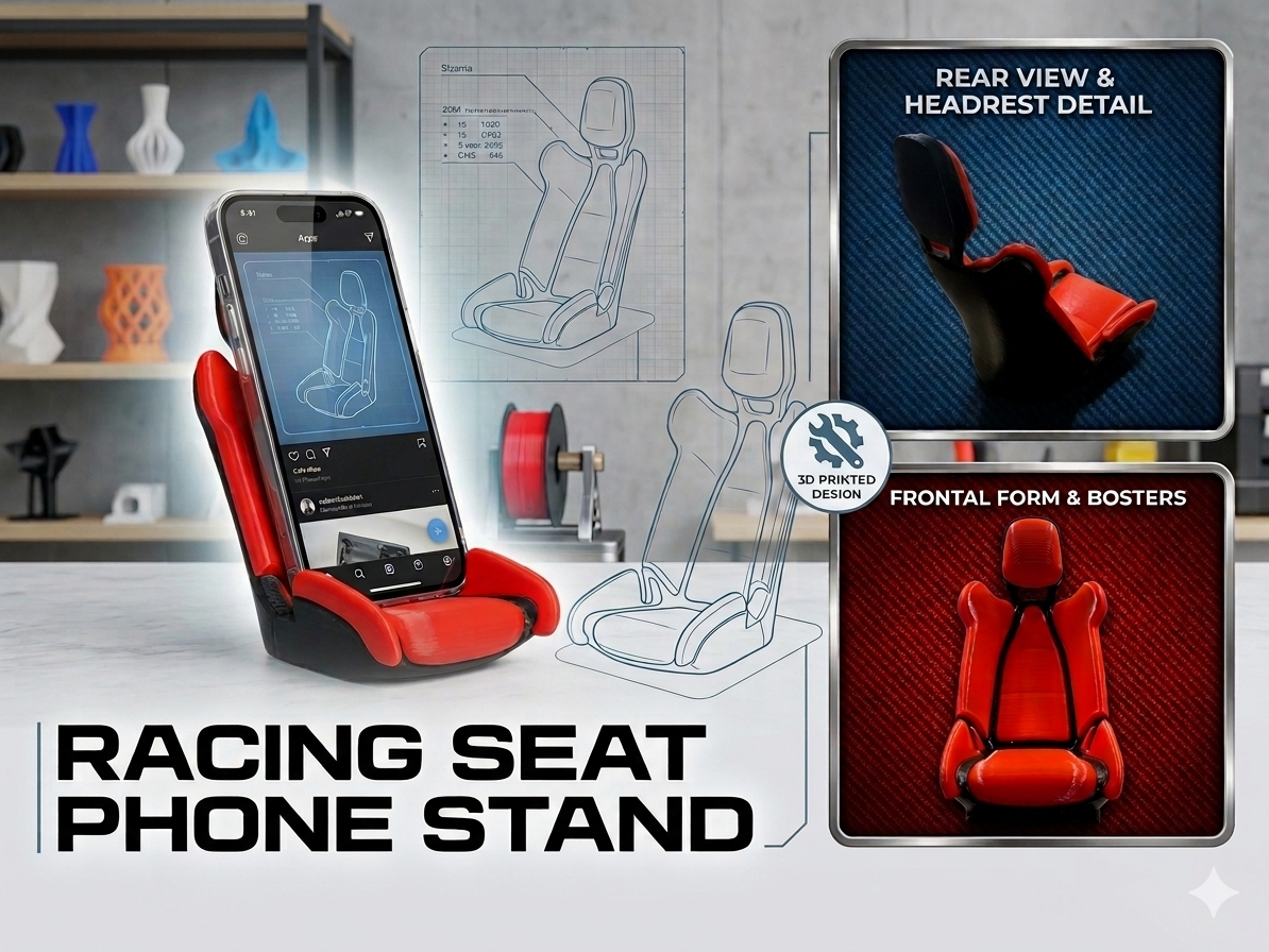 Racing Seat Phone Stand