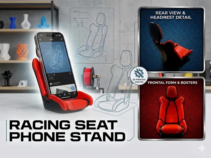 Racing Seat Phone Stand