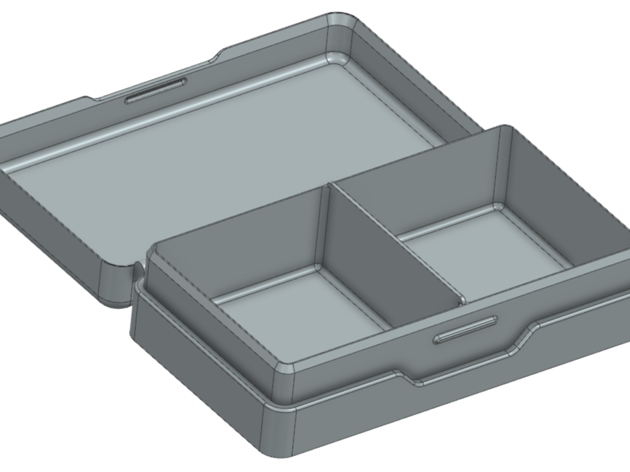 Print-in-Place Organizer Box 160x90 (mid division)
