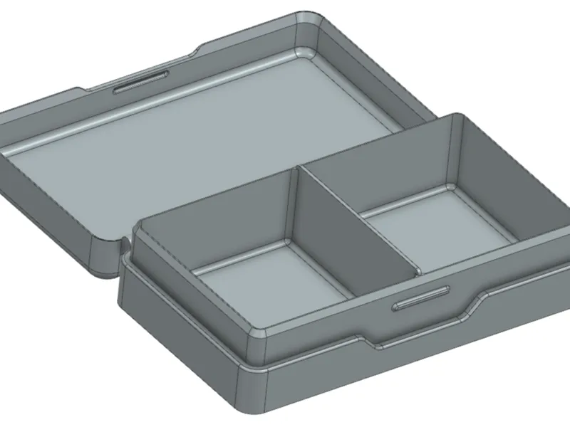 Print-in-Place Organizer Box 160x90 (mid division)
