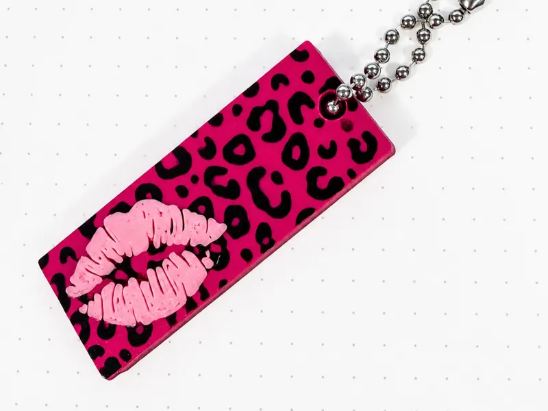 Cheetah print Tab popper