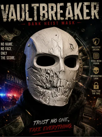 Pieza para disfraz o exhibición: Vault Breaker Mask — vista de referencia 2