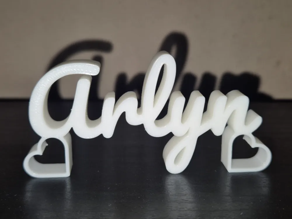 Arlin Lettering Arlyn Name Sign Display Decor by GabT - MakerWorld