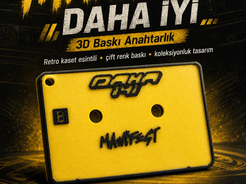 Manifest "Daha İyi" Anahtarlık