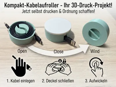 USB Cable Winder – Order for Your Desk