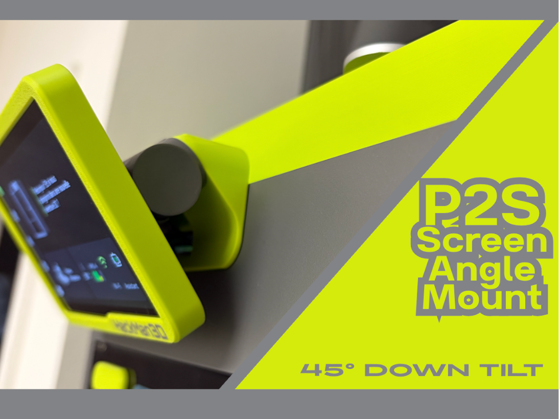 P2S Screen Angle Mount – 45° Down Tilt