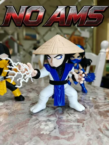 Accesorio para impresora 3D: Q版真人快打 雷电 raiden 分件打印(无需AMS) — vista de referencia 2