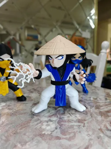 Accesorio para impresora 3D: Q版真人快打 雷电 raiden 分件打印(无需AMS) — vista de referencia 5