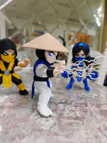 Accesorio para impresora 3D: Q版真人快打 雷电 raiden 分件打印(无需AMS) — vista de referencia 4