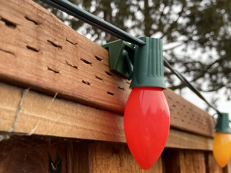 Fence Hanger / Anchor for Lights, Chords, Trellis