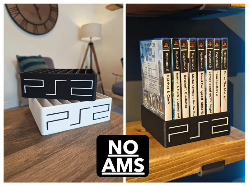 Retro PS2 Game Stand - 5 Layouts