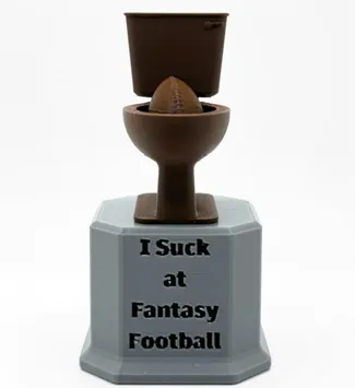 Last Place Fantasy Football Trophy