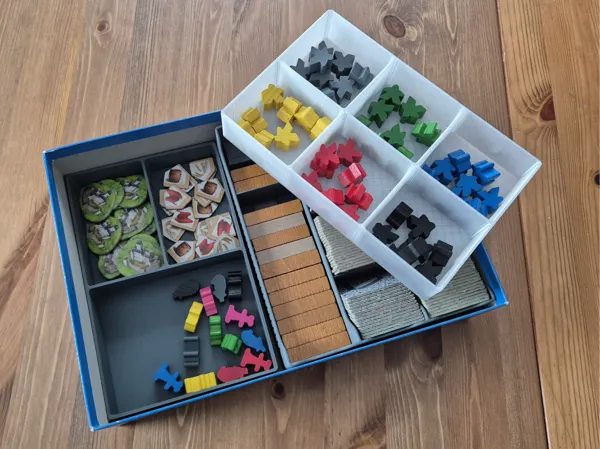 Boîtes de rangement pour Carcassonne