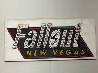Fallout New Vegas Plaque Fridge Magnet