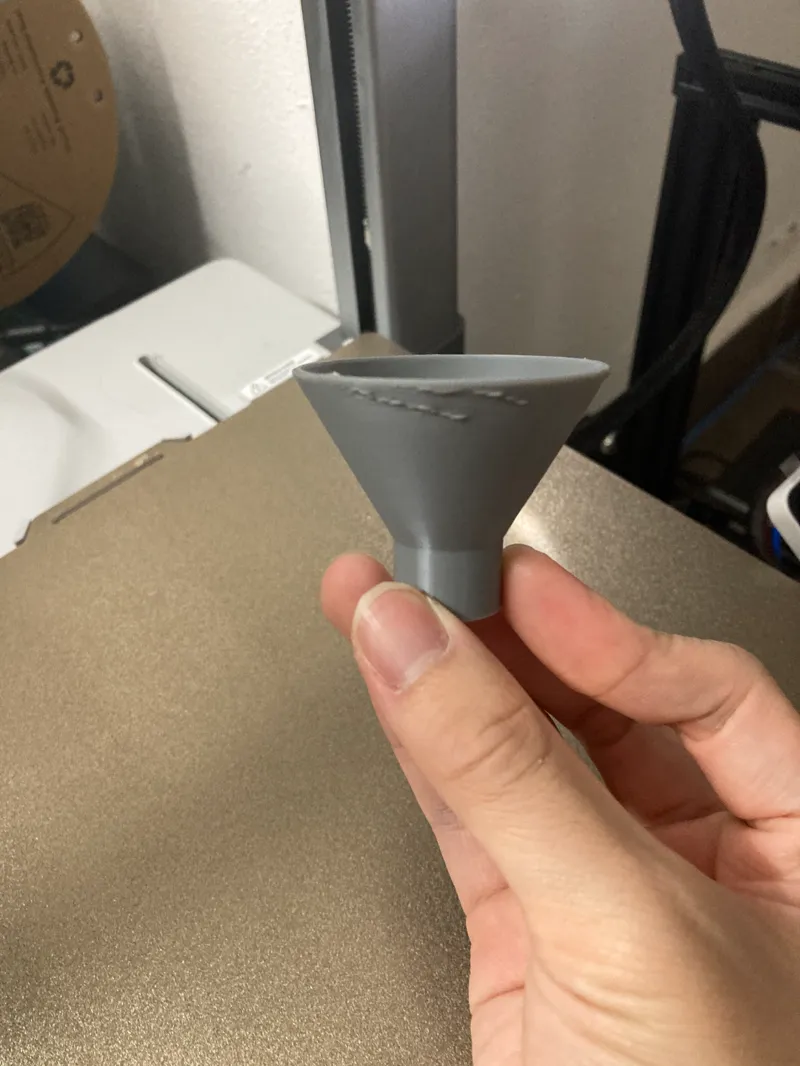 Simple Pill Bottle Refill Funnel