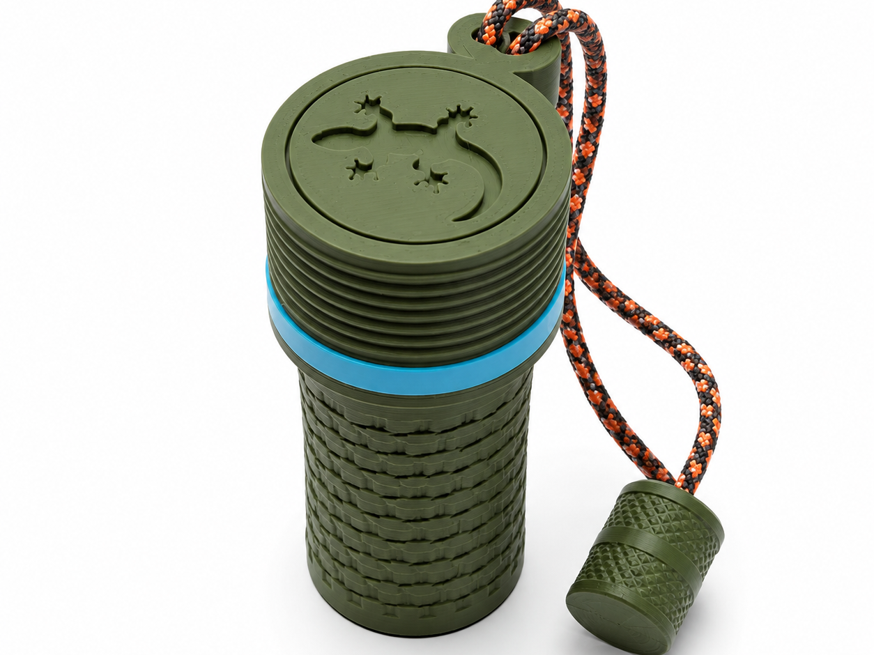 Small container for hiking or outdoors
