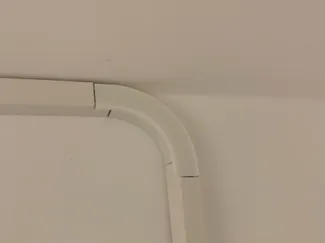 Cable duct corner - 90 degree adapter