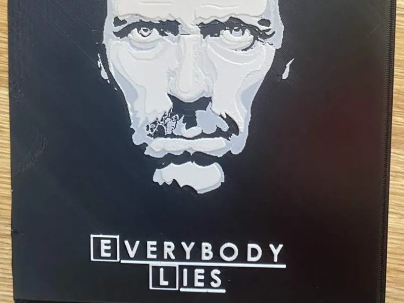 Hueforge - Everybody Lies Poster