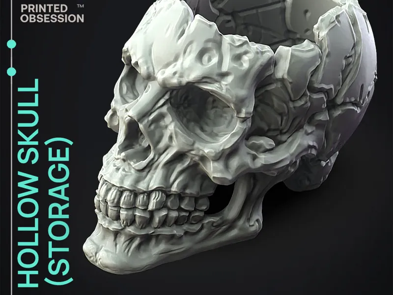 Hollow Skull - Pencil Holder - Décor