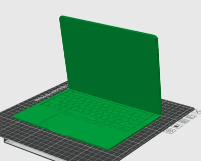 Dummy laptop, fake laptop by Marekan - MakerWorld